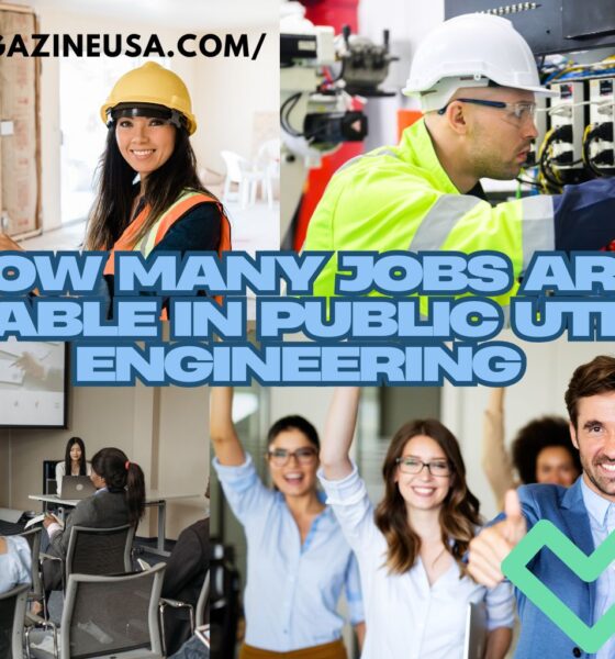 how many jobs are available in public utilities